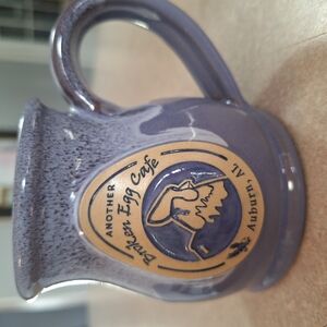 Deneen pottery purple, Another Broken Egg Cafe